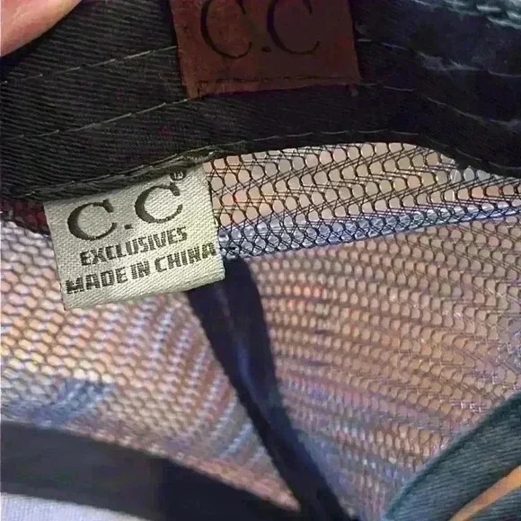 CC ponytail gray baseball cap - Picture 7 of 10